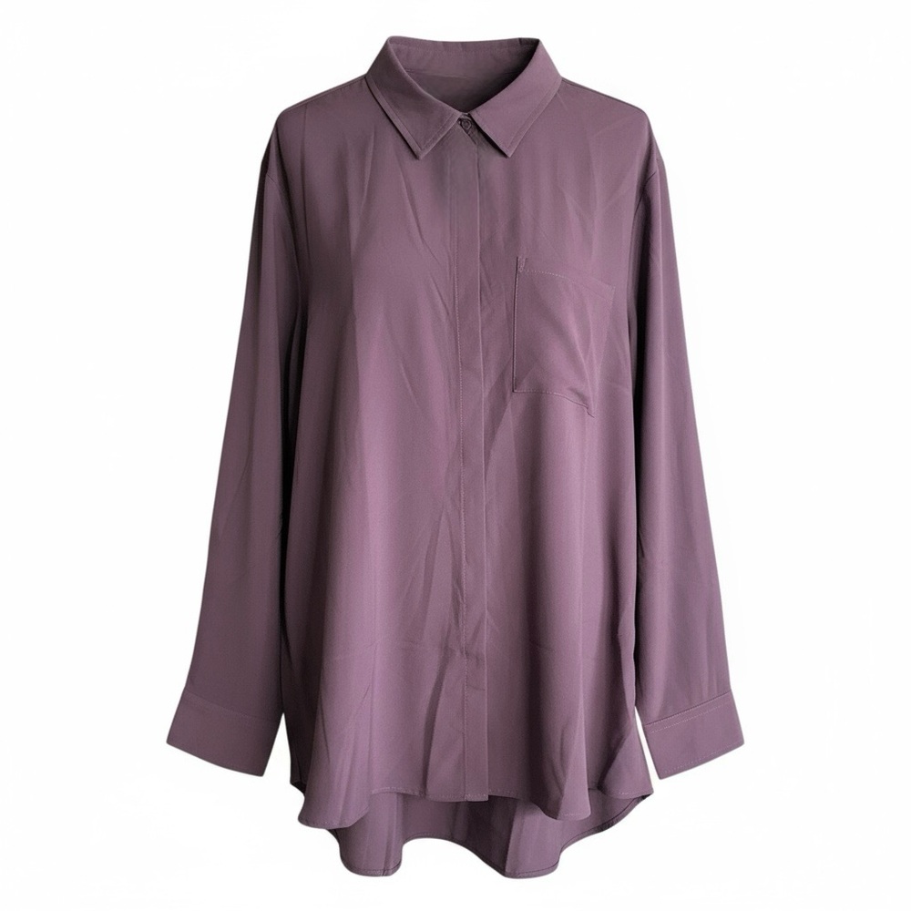Modern Ambition Purple long sleeve Button down